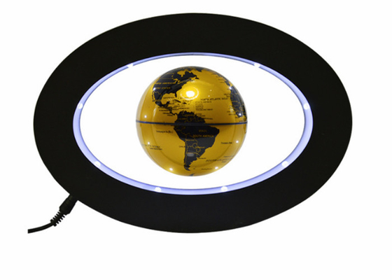 CA flotante luminescente 12V 1000mA del mapa del mundo del globo de la levitación magnética del LED