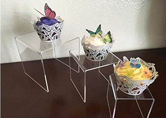 Funko POP figura las canalizaciones verticales de acrílico de la exhibición para, soporte cuadrado de acrílico claro de la torta
