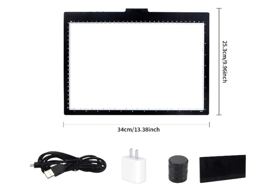 Cojín de trazado brillante estupendo de la luz del trazalíneas del brillo de Dimmable del nivel de la caja de luz LED 10 del LED