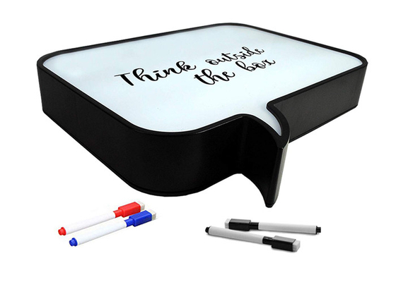 12 burbuja blanca Lightbox del discurso del cuadrado de la caja de luz del acrílico LED con el cable del USB